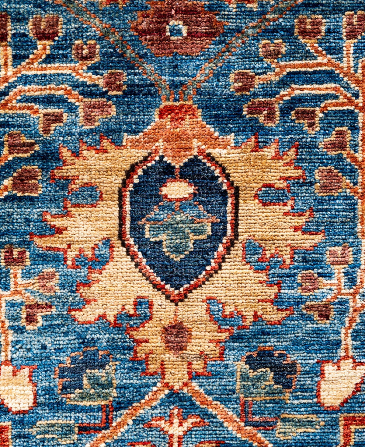 Adorn Hand Woven Rugs Serapi M0103-267 8'2"x10' Area Rug In Blue