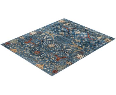 Adorn Hand Woven Rugs Serapi M0103 288 Rug Collection In Blue