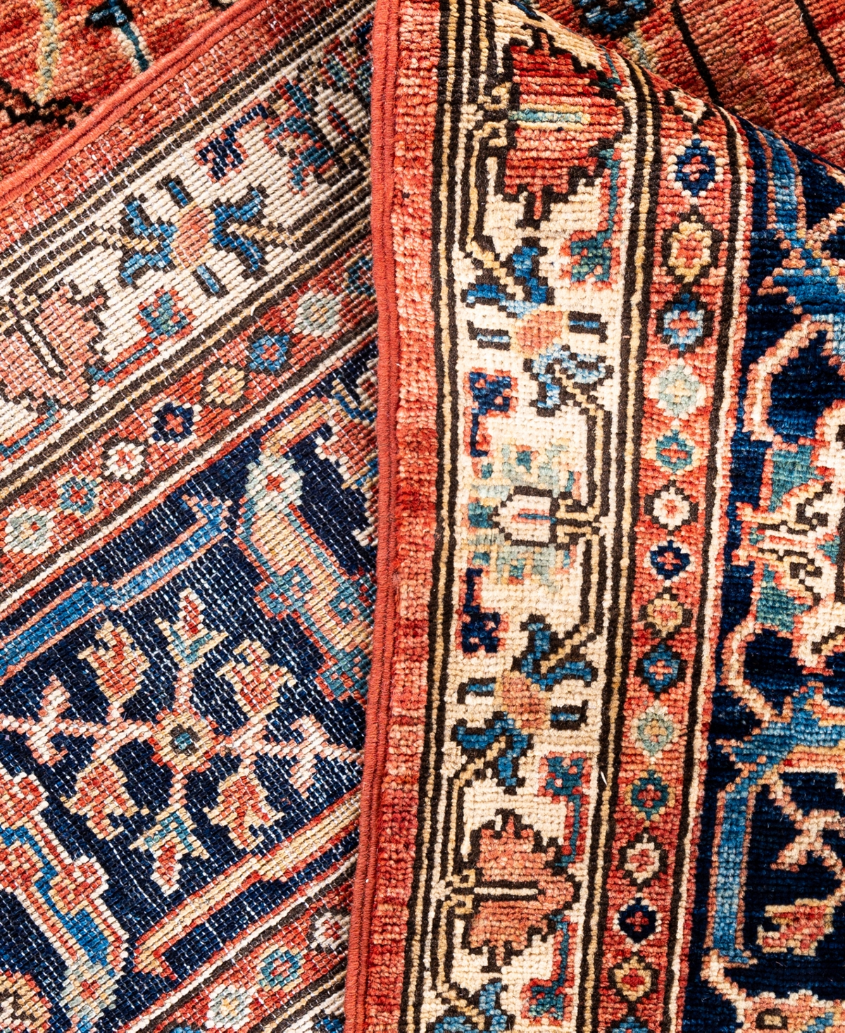 Adorn Hand Woven Rugs Serapi M0103-290 8'1"x9'9" Area Rug In Red