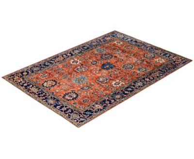 Adorn Hand Woven Rugs Serapi M0103 293 Rug Collection In Orange