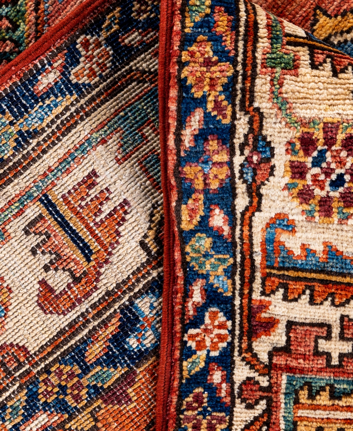 Adorn Hand Woven Rugs Serapi M0103-300 4'x5'10" Area Rug In Red