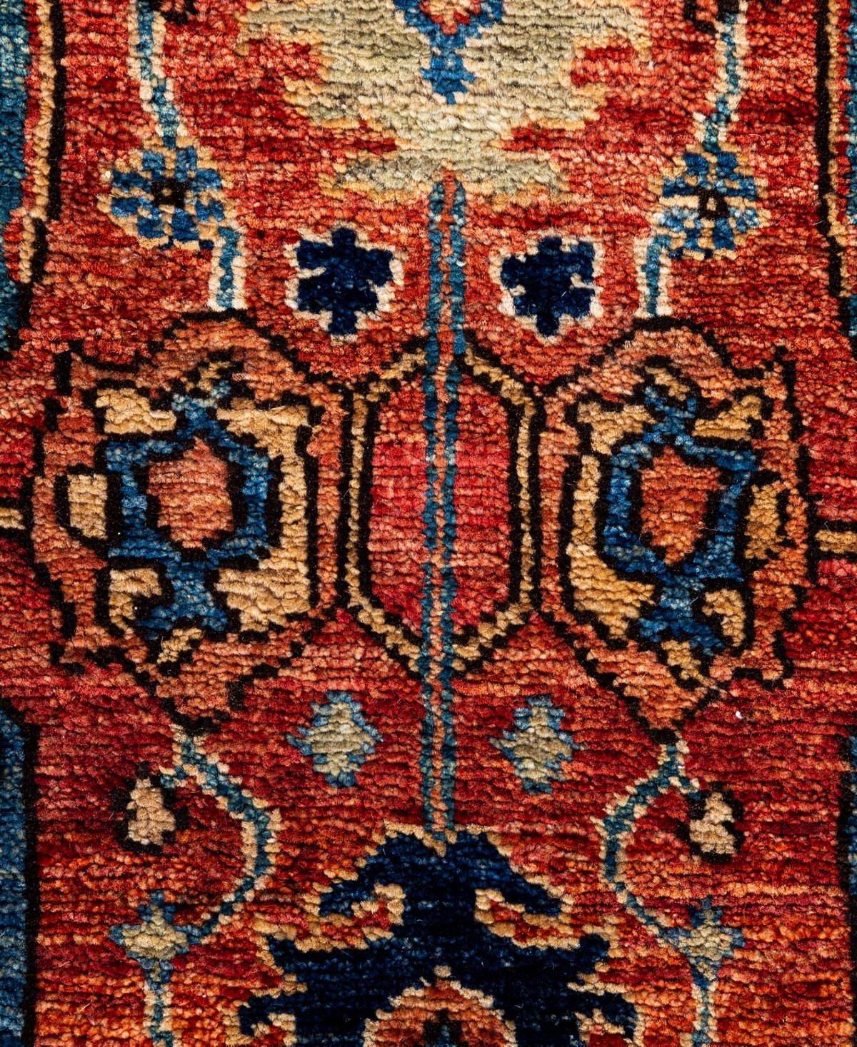 Adorn Hand Woven Rugs Serapi M0103-302 4'2"x5'10" Area Rug In Red