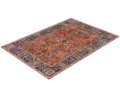 Adorn Hand Woven Rugs Serapi M0103 328 Rug Collection In Pink
