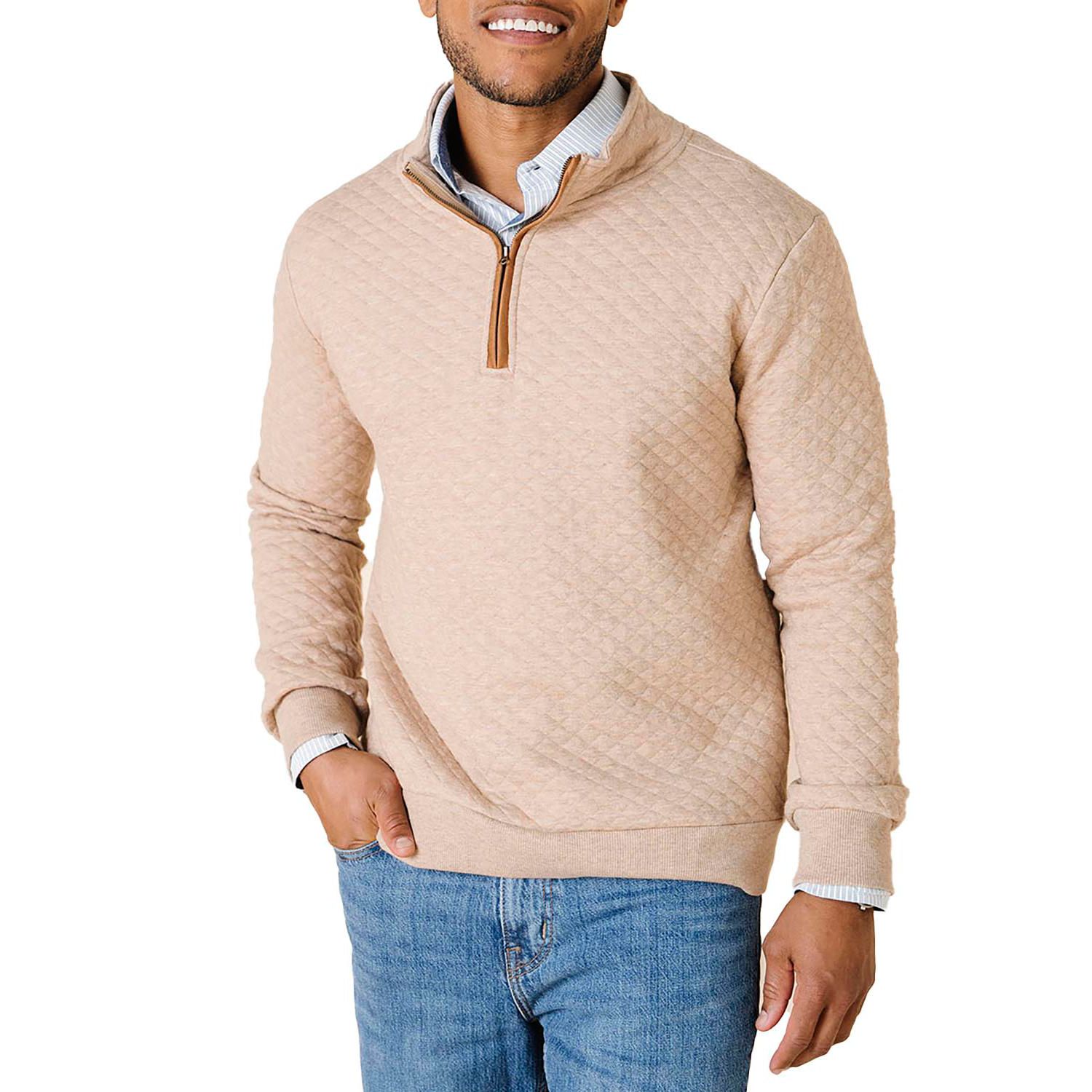 Men's Hope and Henry Quilted Half Zip Pullover