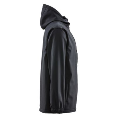 Big & Tall Lightweight Softshell Jacket with Hood - Water-Repellent & Wind-Tight Workwear