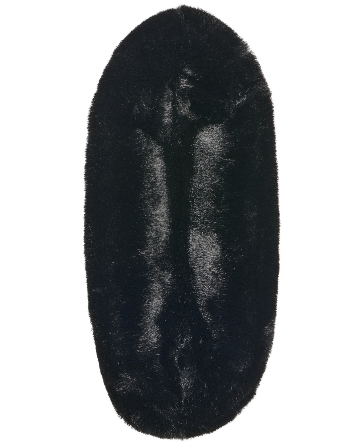 Donna Karan Lawrence Faux Fur Wristlet Wallet With Chain Strap In Sand