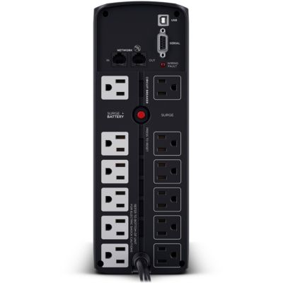 PFC Sinewave Computer Battery Backup, 1350VA 810W UPS, 10 Outlets