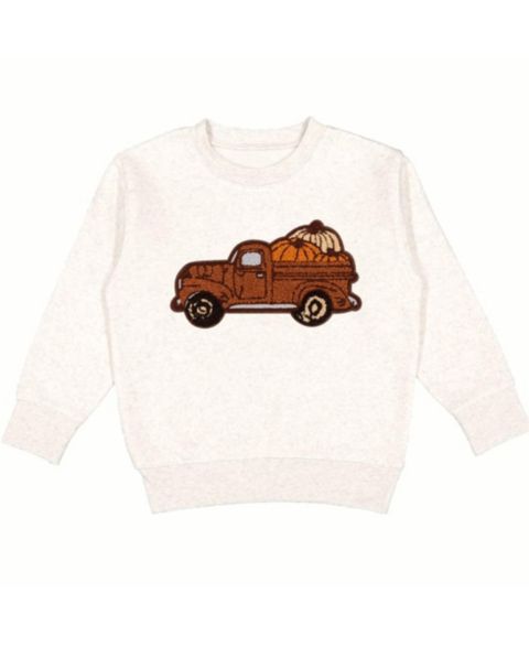 Толстовка Sweet Wink Fall Truck Patch для мальчиков, цвет: Натуральный