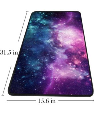 Large Extended Gaming Mouse Pad with Stitched Edges, (31.5X15.7In) Durable Non-Slip Natural Rubber Base, Waterproof Mat for Gamer/Desktop/Office