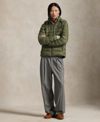 Women's Water-Resistant Packable Hooded Jacket