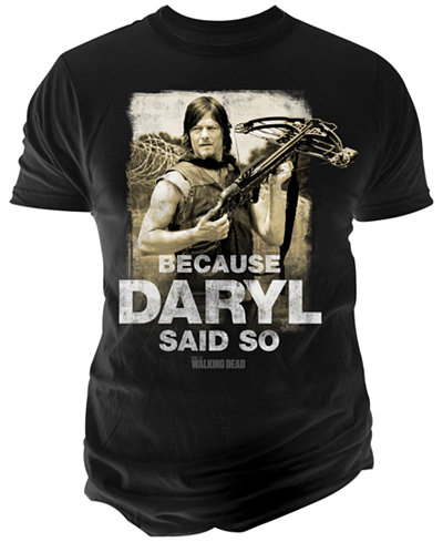 Changes Men's The Walking Dead Daryl Said So T-Shirt