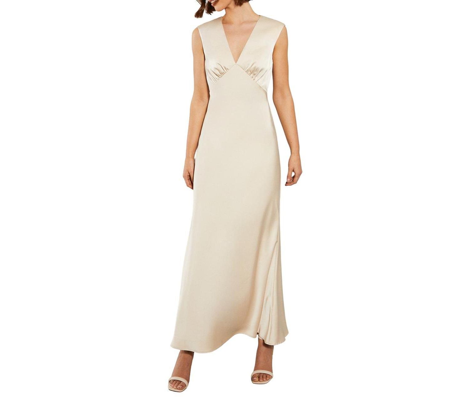 Women's Satin Bridesmaid Dress