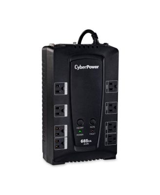 – 685VA/390W AVR UPS with Surge Protection & Battery Backup