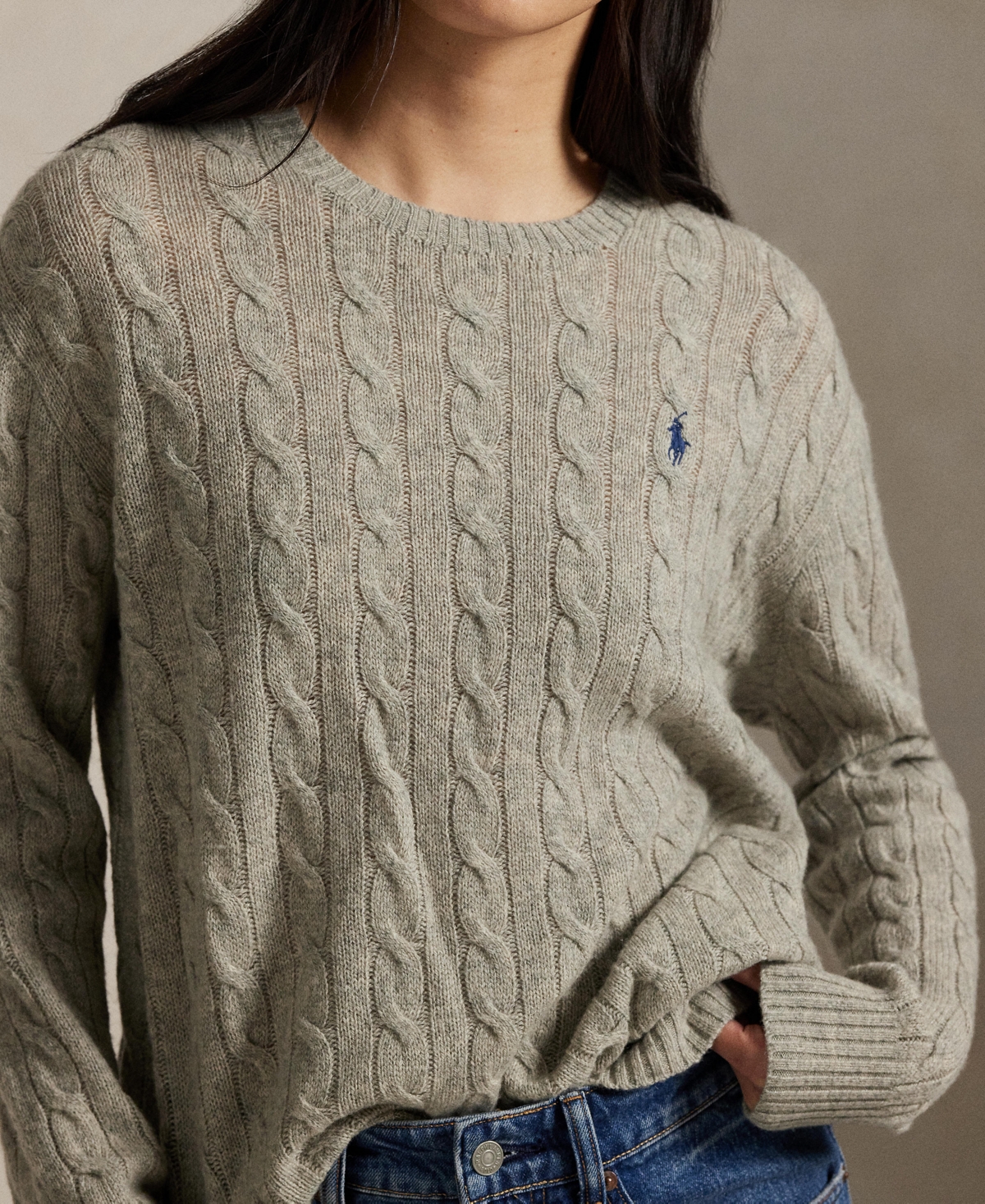 Polo Ralph Lauren Women's Crewneck Sweater In Green