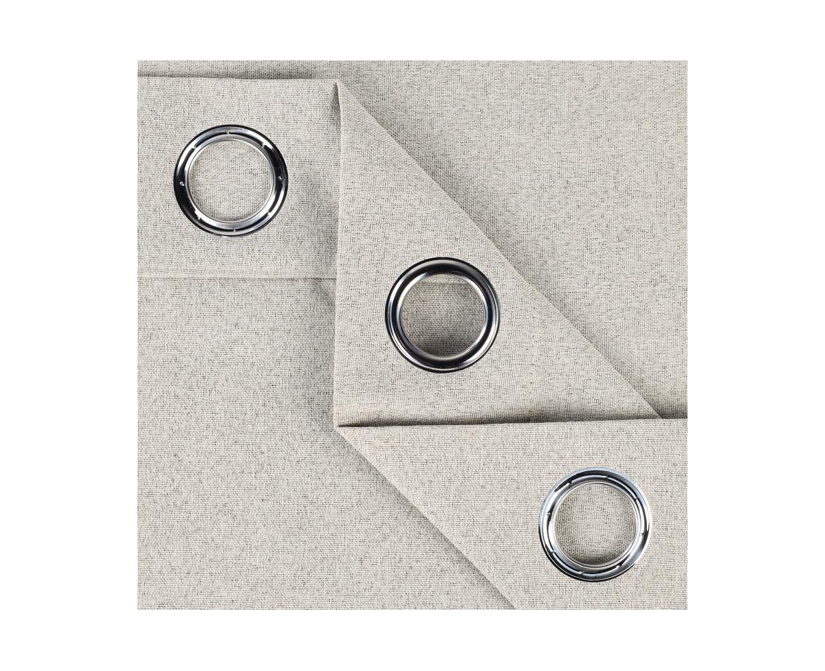 Superior Neal 100% Blackout Solid Machine Washable Curtains, Set of 2 Panels