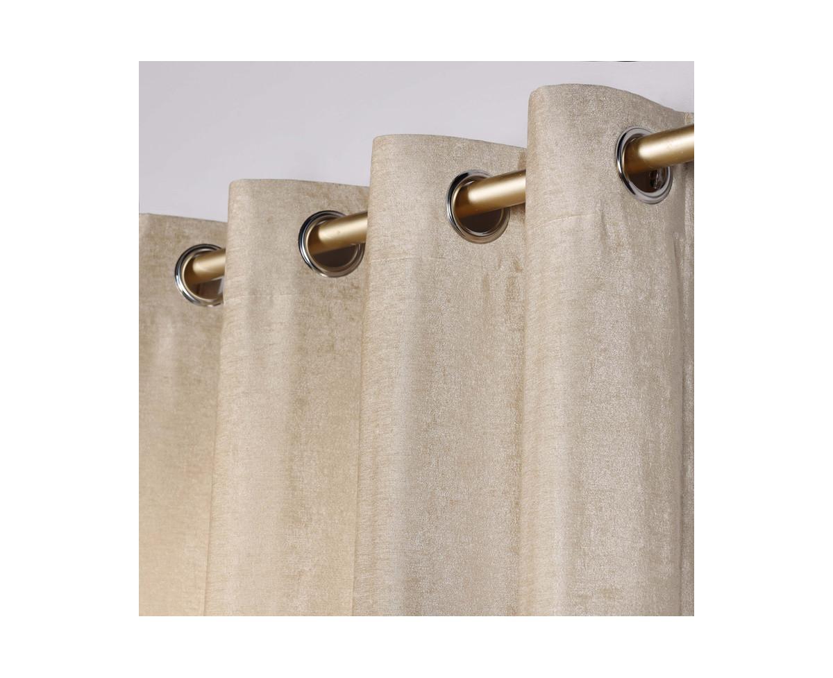 Superior Noor Chenille Semi-Blackout Machine Washable Curtains, Set of 2 Panels