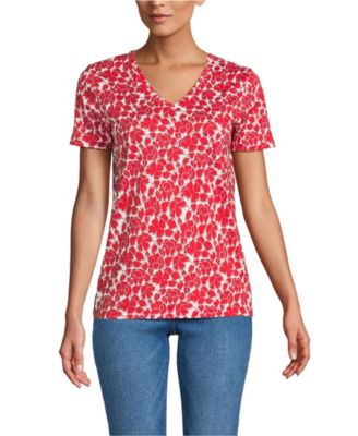 Women's Relaxed Supima Cotton V-Neck T-Shirt