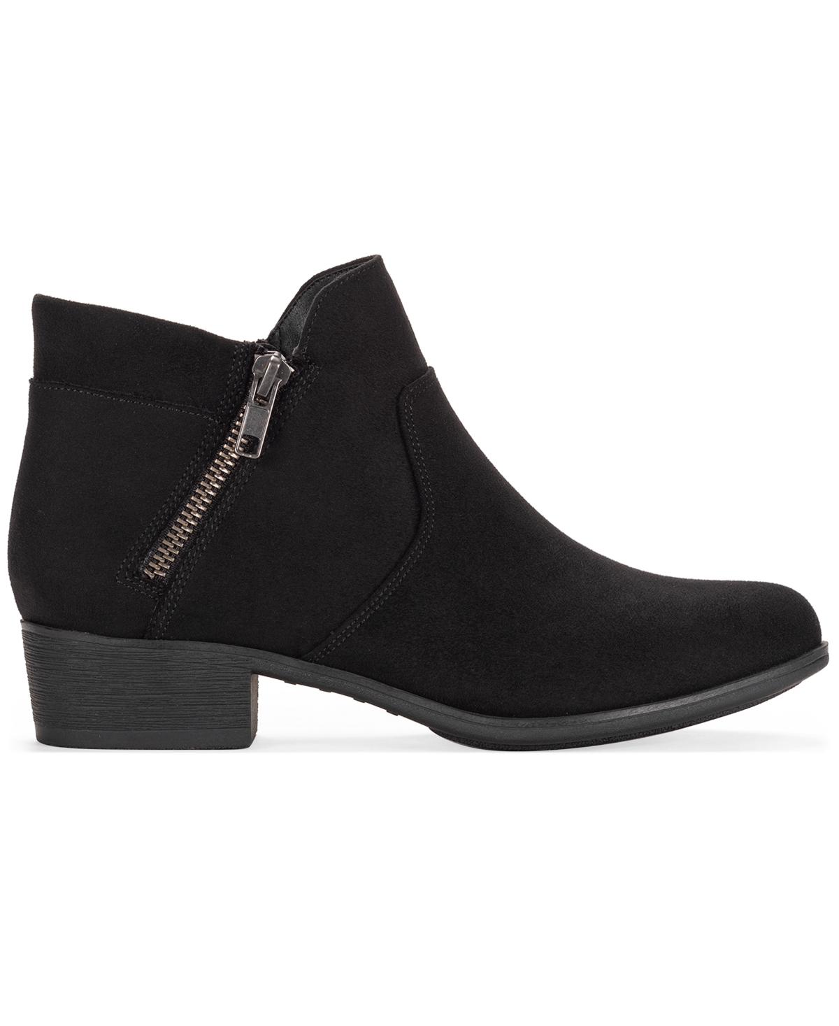 Style & Co Women's Ameliaa Block Heel Booties, Macy's Exclusive In Black