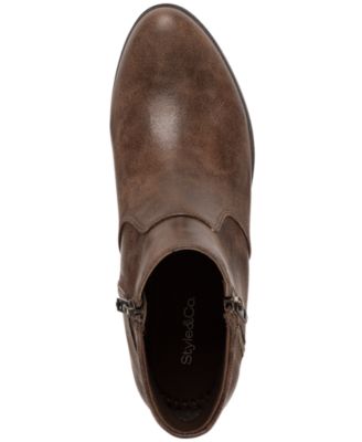 Women's Ameliaa Block Heel Booties, Macy's Exclusive