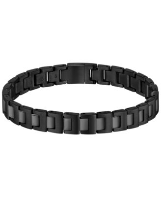 Candor Ionic Plated Thin Gold Stainless Steel Bracelet