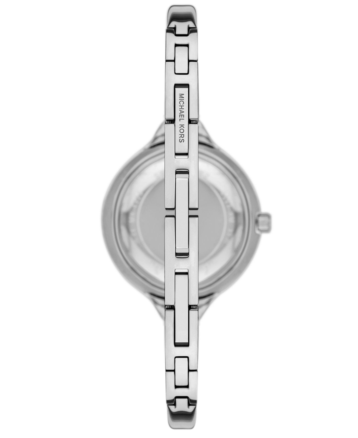 Женские часы Michael Kors Izzy Three-Hand Silver-Tone Stainless Steel Watch, 28mm — фото 2