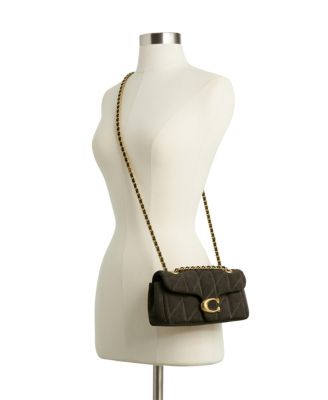 Quilted Tabby Small Suede Shoulder Bag 20