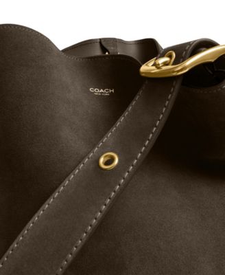 Bleecker Medium Suede Bucket Bag