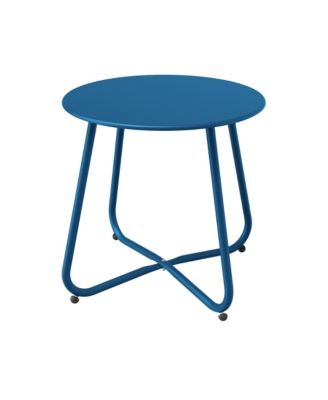 Outdoor detachable iron sheet coffee table