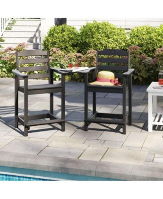 A set of 2 economical bar stools (including the table board)
