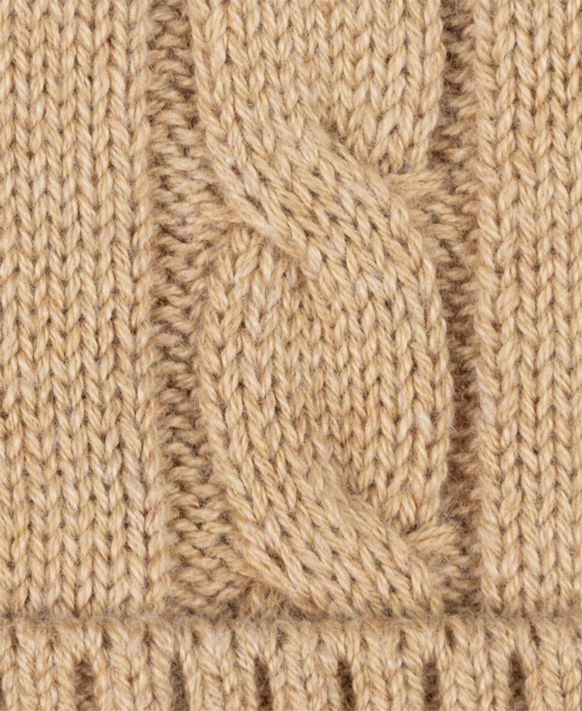 Polo Ralph Lauren Men's Cashmere Cable Beanie In Brown