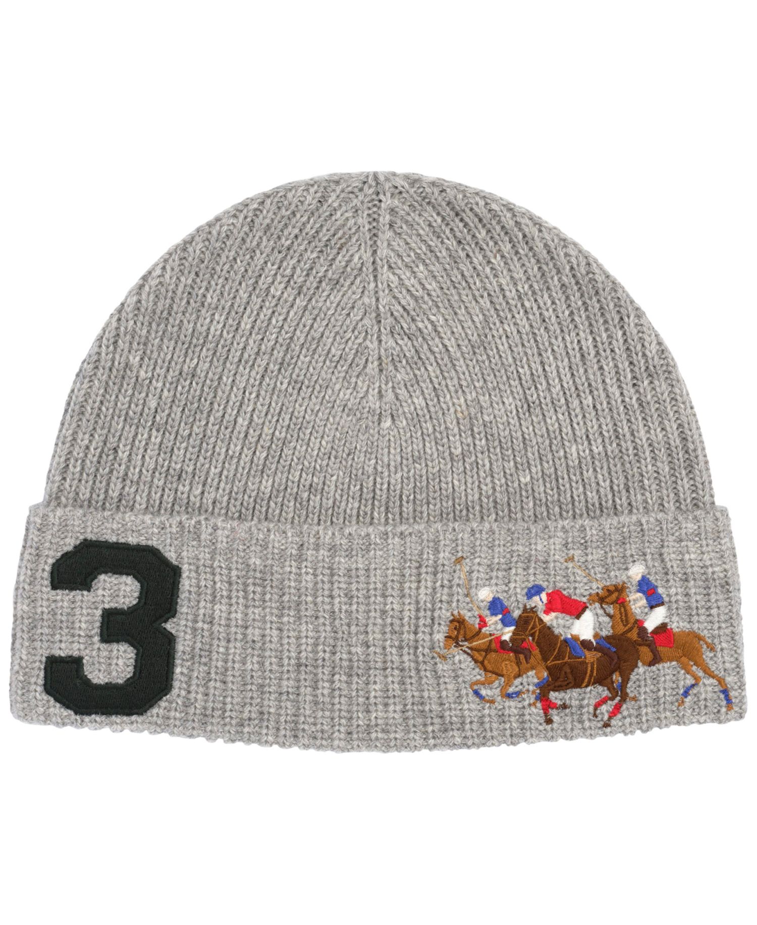 Men's Polo Match Beanie Hat