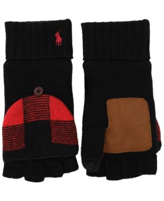Men's Tartan Mitt Convertible Gloves
