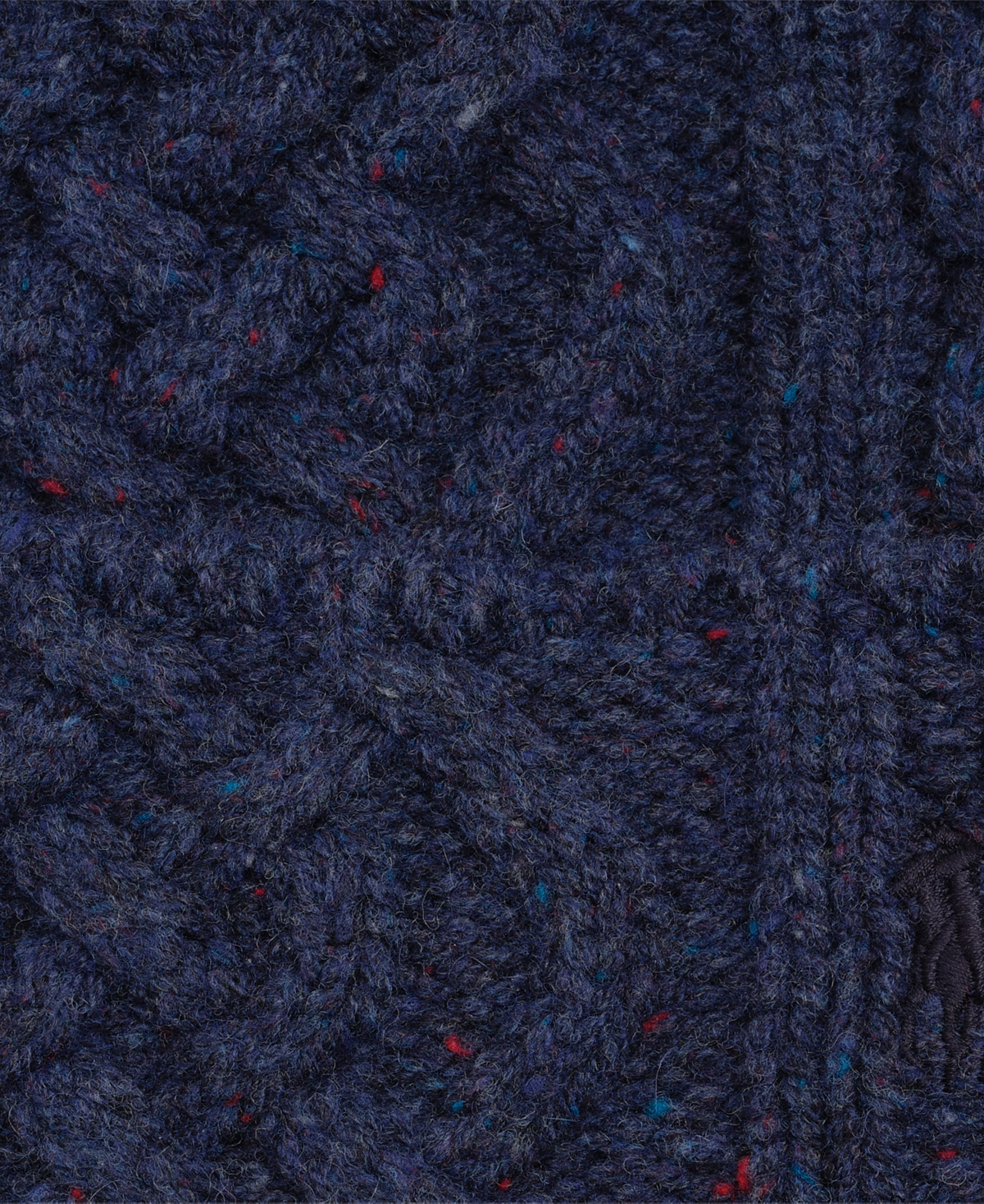 Polo Ralph Lauren Men's Tweed Cable Cuff Beanie In Blue
