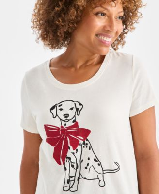 Women's Dalmatian Graphic T-Shirt, Macy's Exclusive