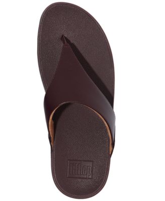 Women's Lulu Leather Toe-Thongs Sandals