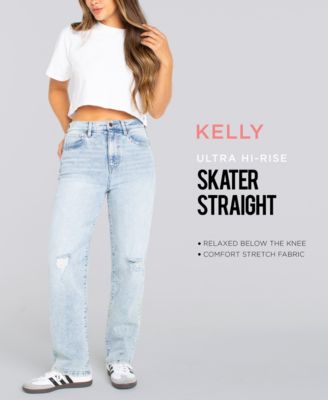 Juniors' Straight-Leg Jeans