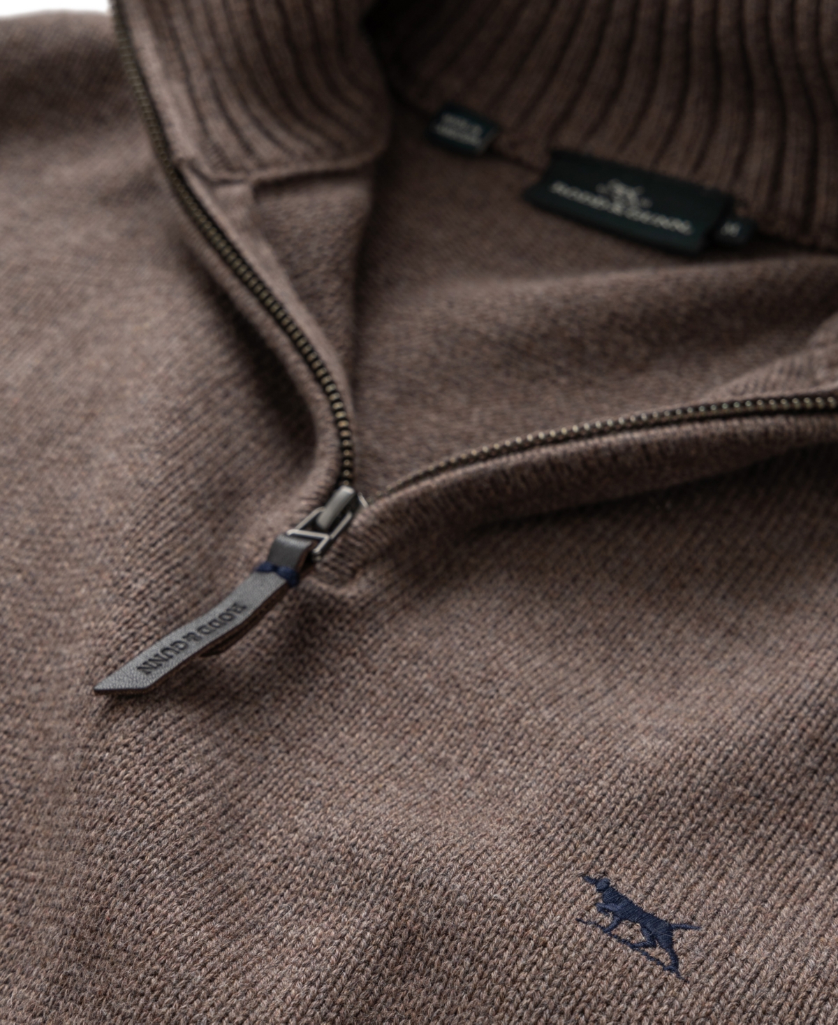 Rodd & Gunn Men's Merrick Bay Quarter-zip Sweater In Brown