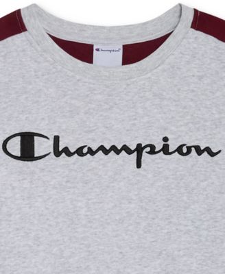 Big Boys Colorblocked Crewneck Sweatshirt