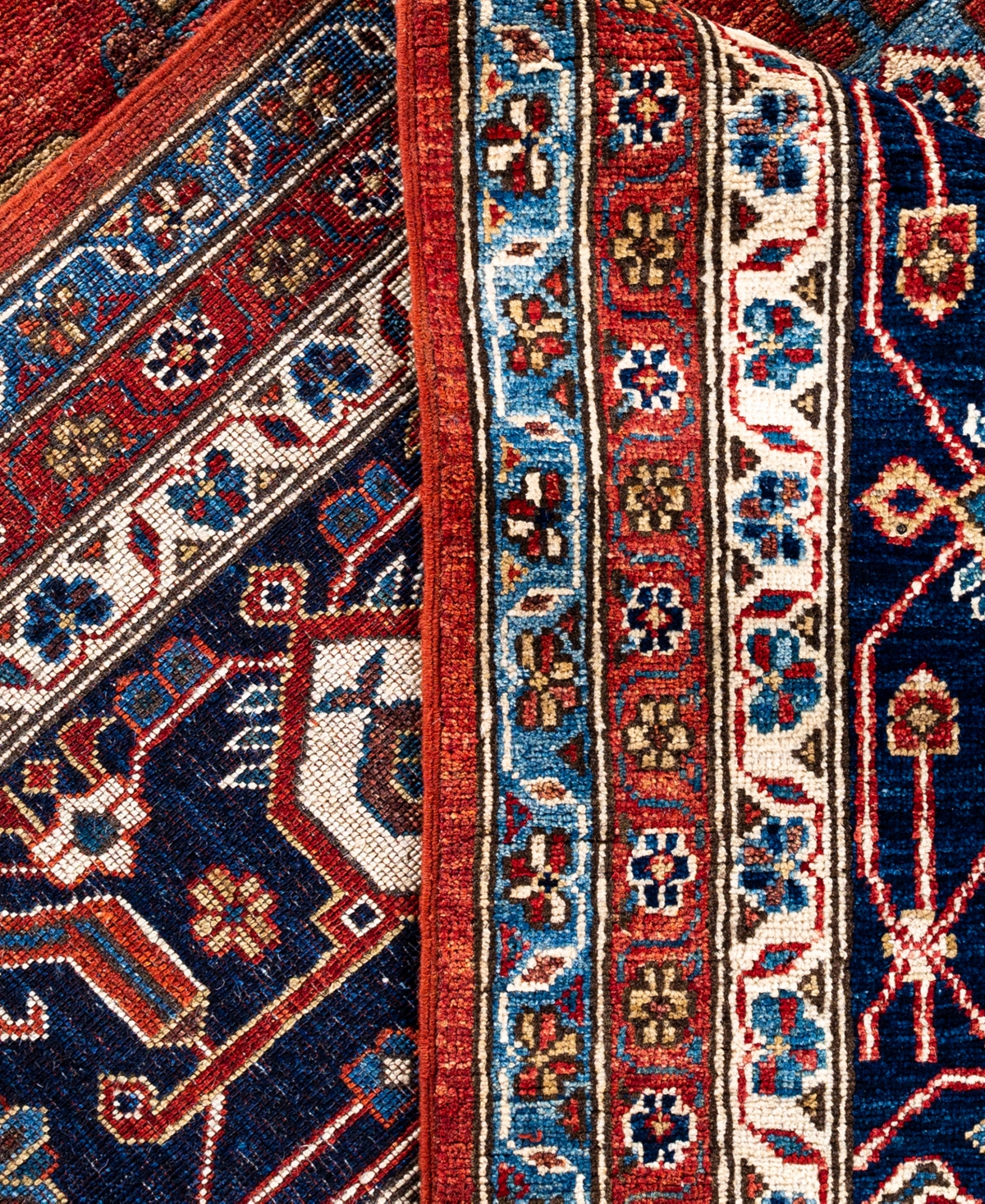 Adorn Hand Woven Rugs Serapi M0103-78 10'1"x13'10" Area Rug In Red