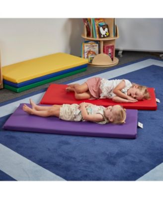RestZone SoftZone Rainbow Rest Mat, 2in, Assorted, 5-Piece