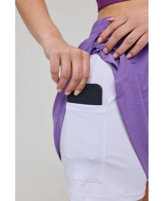 Women's Elite 2 in 1 Running Shorts - Purple