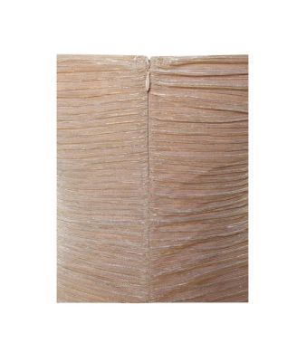 Women The Glint Gold Ruched Chiffon Long Maxi Dress