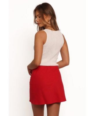 Women's Sonni Linen Mini Skirt