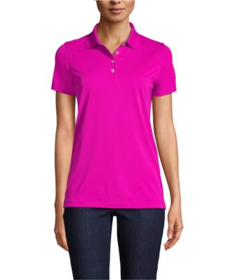 Women's School Uniform Short Sleeve Polyester Polo Shirt