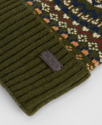 Men's Marlow Fair Isle Pom Beanie Hat