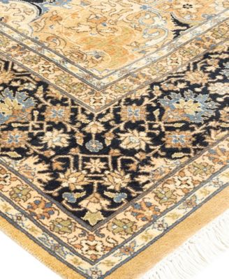 Adorn Hand Woven Rugs Mogul M1519 Rug Collection In Yellow