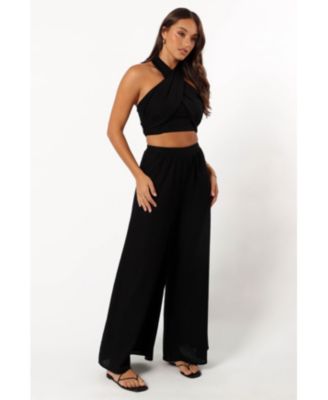 Women's Mary Pant Set - Black