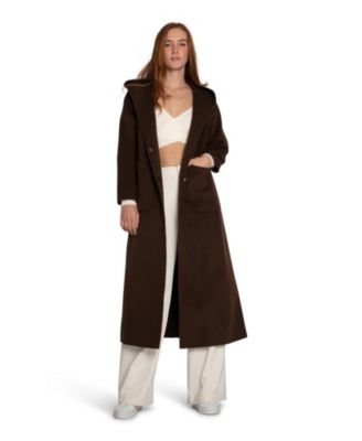 Walk My Way Wool Blend Oversized Maxi Coat