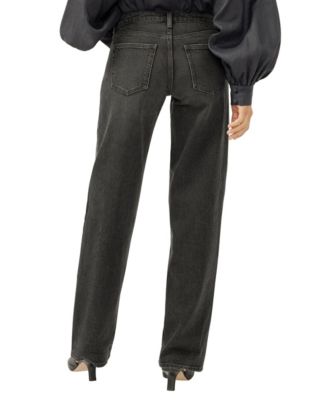 Women's Loose & Low Rise Straight Leg Jeans