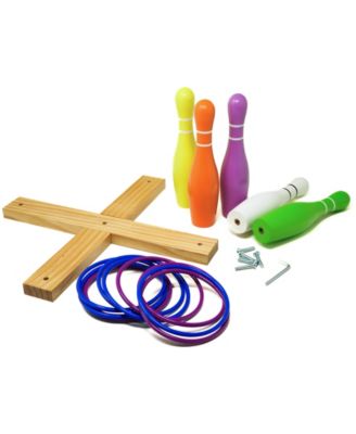 Lawn Bowling Ring Toss Outdoor Game Set